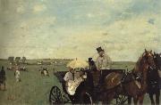 At the Races in the Countryside, Edgar Degas